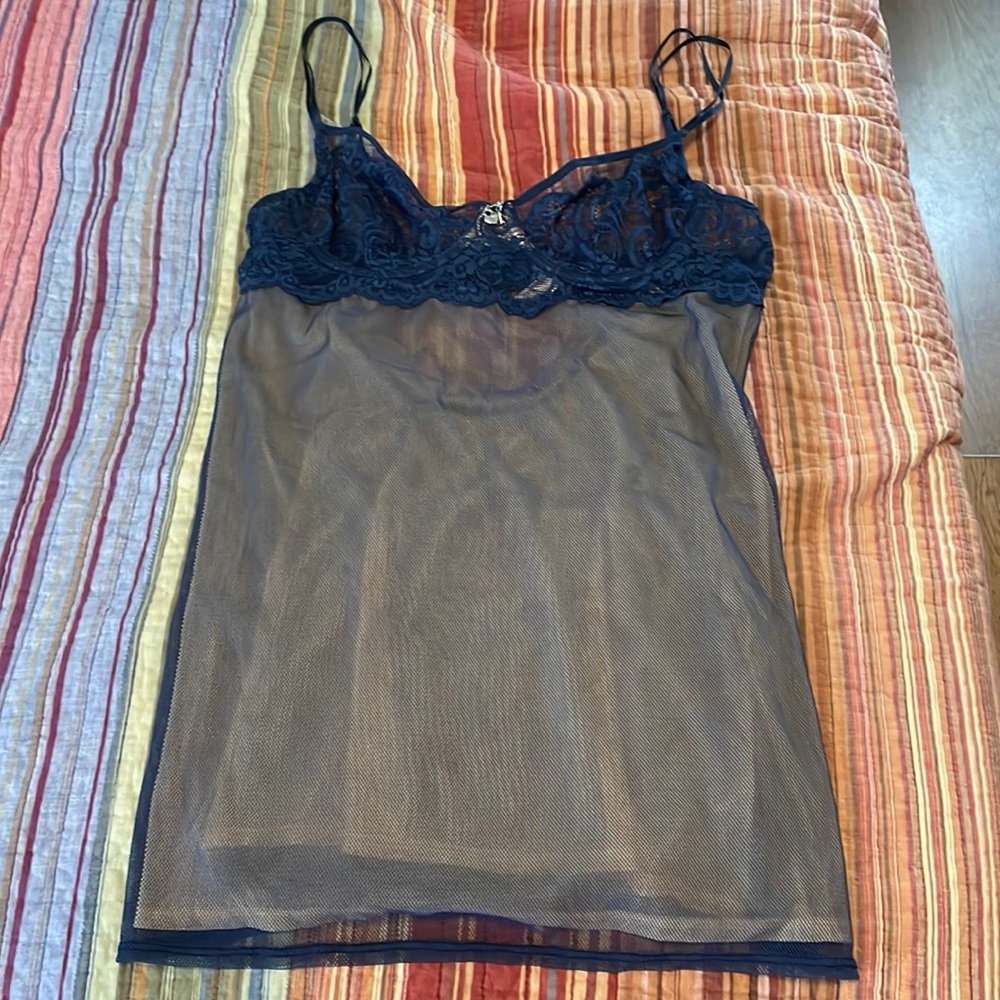 Victoria secret wired bra night slip.